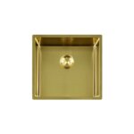 Spoelbak Lorreine, Royal series 40-SP, Gold, Inclusief Superplugset