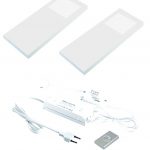 Slim pad F Dynamic Led 24V, Set met 2 spots, Wit