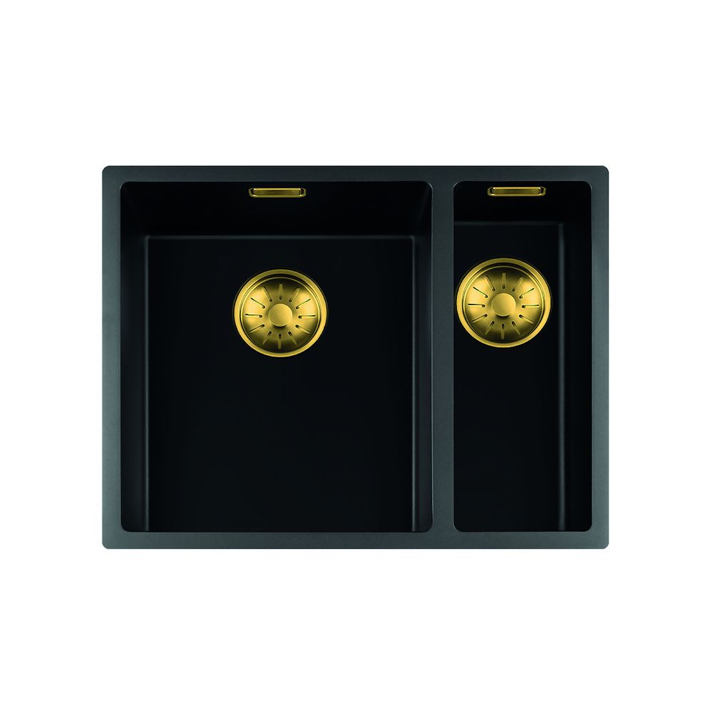 su3415bqfug-9760-nl-G Spoelbak Lorreine, 3415BQ-FU Plug Gold - Afbeelding 1