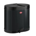 WESCO ECO verzamelaar 170 zwart Double-bin prullenbak pedaalemmer
