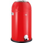 wesco-wesco-kickmaster-prullenbak-33L-rood-pedaalemmer