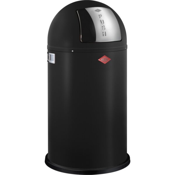 wesco-wesco-pushboy-prullenbak-50L-mat-zwart
