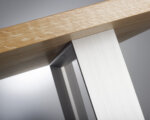 WESCO® Tafelonderstel ATG420, Tafelonderstel, roestvrij staalkleurig geborsteld - Afbeelding 3