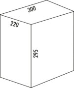 WESCO® Reserve inzetbakjes, Enkele emmer, alu grijs, 16 liter - Afbeelding 2