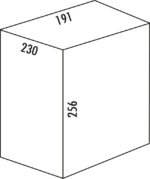 Cox® systeembakje, Systeembakje, antraciet, 7 liter - Afbeelding 2