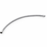 Flex-Roestvrij stalen slang wartelmoer, Sanitaire slang, L 1000 mm