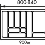 Bestekelement 1, Bestekelementen, voor 900 mm kastbreedte
