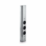 Mira wand small USB A, Contactdooselement, roestvrij staal