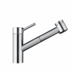 KWC Inox 2, Gootsteenkraan, roestvrij staal, hoogdruk