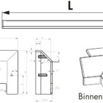 Manubrio kleurwissel LED, LED Stripe, afzonderlijke lamp, L 1500 mm, roestvrij staalkleurig