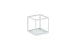 Cubo glasplaat, Reksysteem, 300 mm breedte, 262 x 262 mm (B x D) - Afbeelding 2