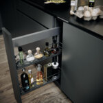 VS SUB Side frame, Etage-uittreksysteem, H 619 mm, voor 2 korven, zilver - Afbeelding 2