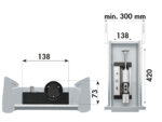 ritter inbouw staafmixer ESM 50, Inbouw staafmixer, aluminium/zwart - Afbeelding 3