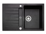 Corto 780 – set, spoelunit, graniet nero, set, incl. Drive 1S, roestvrij staalkleurig/zwart
