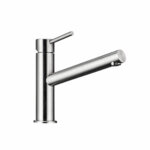 Kludi Steel 1, Gootsteenkraan, roestvrij staal, hoogdruk