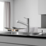 Kludi Steel 1, Gootsteenkraan, roestvrij staal, hoogdruk - Afbeelding 2