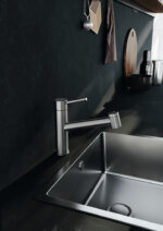 Kludi Steel 2, Gootsteenkraan, roestvrij staal, hoogdruk - Afbeelding 2