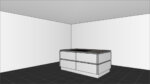 Manubrio LED set 1, Lamp, voor eilandgrootte tot max. 180 x 135 cm