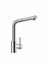 PickUP U – set 2, spoelunit, leisteen, incl. afdekkap roestvrij staal geborsteld, premium draai-excenter roestvrij staal, Arco 2 roestvrij staalfinish - Afbeelding 2