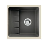 PickUP U – set 1, spoelunit, leisteen, incl. Arco 2, chroom