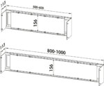 Flex-Frame®, Montageframe, voor kastbreedtes 800/900/1000 mm - Afbeelding 4
