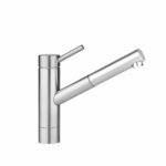 KWC Inox 4, Gootsteenkraan, roestvrij staal, hoogdruk