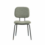 Aiden 1R, Stoel, onderstel zwart, bekleding groen (01) - Afbeelding 2