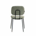 Aiden 1R, Stoel, onderstel zwart, bekleding groen (01) - Afbeelding 4