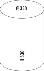 WESCO® Pushboy Junior, Vrijstaande containers, wit - Afbeelding 3