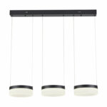 Nicky 3 LED, Lamp, 4000 K neutraal wit, zwart mat